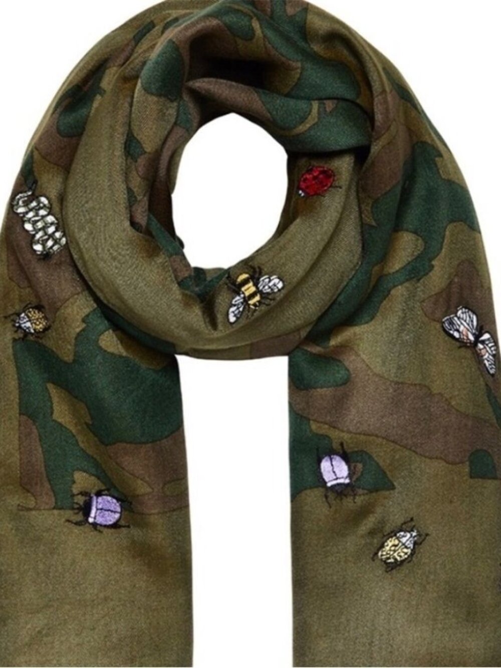 India Hicks Fortune Camo Scarf